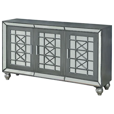 Glam Three Door Credenza